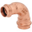 1" x 3/4" Press Copper 90° Elbow