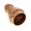1" x 1/2" Press Copper Reducer Coupling