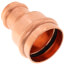 2" x 1-1/4" Press Copper Reducer Coupling