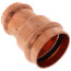 2" x 1-1/2" Press Copper Reducer Coupling