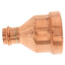 2-1/2" x 1" Press Copper Reducer Coupling