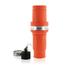 Male, Plug Insulator, Crimped, 313MCM to 777MCM Cable, 1135Amp Max., 1000Volt, 49 Series, Rhino-Hide Single Pole Connector (Orange)