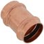 1-1/4" Press Copper Coupling, No-Stop