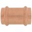 1-1/2" Press Copper Coupling, No-Stop