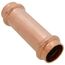 3/4" Press Extended Length Copper Coupling, No-Stop