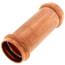 1-1/4" Press Extended Length Copper Coupling, No-Stop