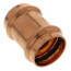 1-1/4" Press Copper Coupling