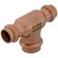 1/2" x 1/2" x 3/4" Press Copper Tee