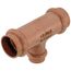 3/4" x 3/4" x 1/2" Press Copper Tee