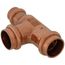 3/4" x 1/2" x 3/4" Press Copper Tee