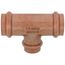 1" x 1" x 3/4" Press Copper Tee