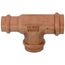 1" x 3/4" x 1" Press Copper Tee