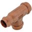 1" x 3/4" x 1" Press Copper Tee