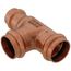 1" x 3/4" x 1" Press Copper Tee