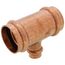 1-1/4" x 1-1/4" x 1/2" Press Copper Tee