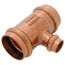 1-1/4" x 1-1/4" x 1/2" Press Copper Tee