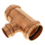 1-1/4" x 1-1/4" x 3/4" Press Copper Tee