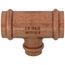1-1/4" x 1-1/4" x 3/4" Press Copper Tee