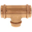 1-1/4" x 1-1/4" x 1" Press Copper Tee