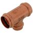 1-1/4" x 1-1/4" x 1" Press Copper Tee