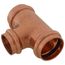 1-1/4" x 1-1/4" x 1" Press Copper Tee