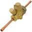 1/4" ODF EBVP-1020 Refrigeration & Air Conditioning Ball Valve (2.1 Cv)