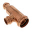 1-1/4" x 3/4" x 3/4" Press Copper Tee