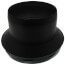 6" Black Stovepipe Adapter (TLCSPA Series)