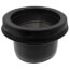 6" Black Stovepipe Adapter (TLCSPA Series)