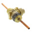 1/4" ODM EBVP-1023-PZK ZoomLock Refrigeration & A/C Ball Valve (2.1 Cv)