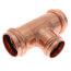 1-1/2" x 1-1/2" x 1-1/4" Press Copper Tee
