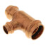 1-1/2" x 1" x 3/4" Press Copper Tee