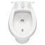 Cadet Three-Hole Deck Mount Fitting Bidet Bowl (White)