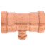 2-1/2" x 2-1/2" x 1" Press Copper Tee