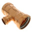 2-1/2" x 2-1/2" x 1-1/4" Press Copper Tee