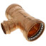 2-1/2" x 2-1/2" x 1-1/2" Press Copper Tee