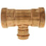 2-1/2" x 2-1/2" x 1-1/2" Press Copper Tee