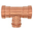 2-1/2" x 2-1/2" x 2" Press Copper Tee