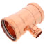 4" x 4" x 1-1/2" Press Copper Tee