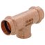 3/4" x 3/4" x 1/2" Press x Press x Female Copper Tee