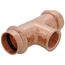 3/4" x 3/4" x 1/2" Press x Press x Female Copper Tee