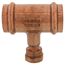 1-1/4" x 1-1/4" x 1/2" Press x Press x Female Copper Tee