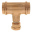 1-1/4" x 1-1/4" x 3/4" Press x Press x Female Copper Tee