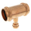 1-1/2" x 1-1/2" x 1/2" Press x Press x Female Copper Tee