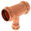 1-1/2" x 1-1/2" x 3/4" Press x Press x Female Copper Tee