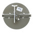 3800 Series 8" Steel Butterfly Damper with Ring (Golden Sand)