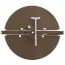 3800 Series 10" Steel Butterfly Damper (Golden Sand)