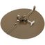 3800 Series 12" Steel Butterfly Damper with Ring (Golden Sand)