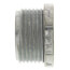 1" Rigid Zinc Conduit Chase Nipple
