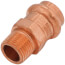 1/2" Press x 3/8" Male Copper Adapter